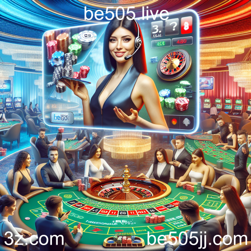 Experimente a Emoção do Live Casino no Be505.live